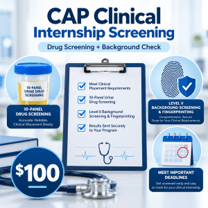 CAP Clinical Internship Screening